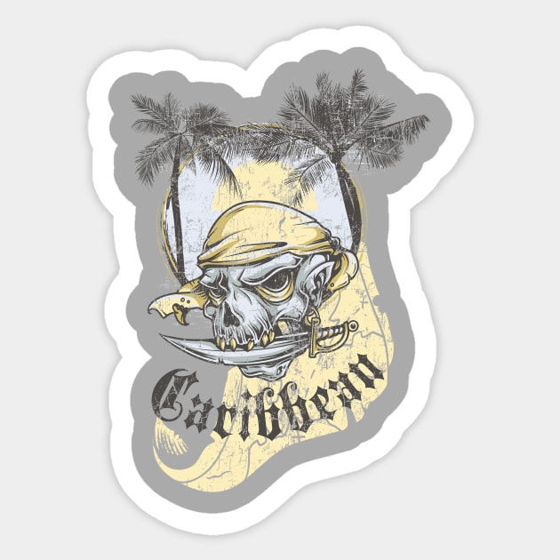 Caribbean Sticker by Designious